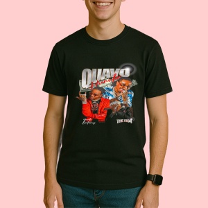 Tricou Quavo, muzica POP, Dama | Barbat | Copii, Culoare Negru - Img 3