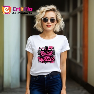 Tricou Real Girls Have Muscles Roz Intens, Copii | Dama | Barbat