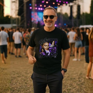 Tricou Rihanna - Bad Gal, muzica Indie Pop, Dama | Barbat | Copii, Culoare Negru - Img 9