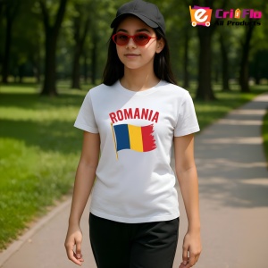 Tricou Romania Drapel cu text |Colectia Tricouri Romania