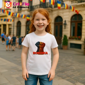 Tricou Romania pumn dreptate cu text |Colectia Tricouri Romania - Img 2