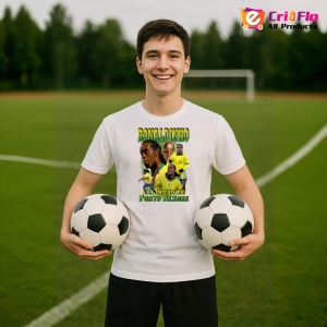 Tricou Ronaldinho Brasil - Copii | Dama | Barbat - Img 3