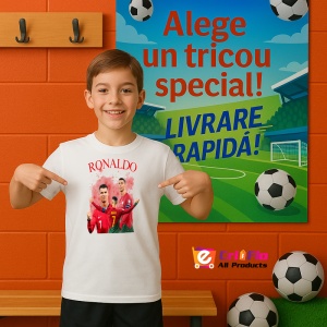 Tricou Ronaldo CR7 Presentation - Copii | Dama | Barbat - Img 6
