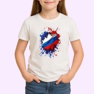 Tricou Russia Steag Splash Art, Copii | Dama | Barbat - Img 3