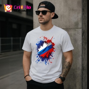 Tricou Russia Steag Splash Art, Copii | Dama | Barbat - Img 5