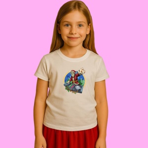 Tricou Santa Party V6, din bumbac 100% Copii | Dama | Barbat - Img 3