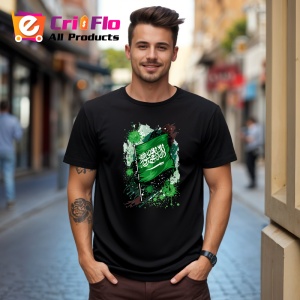 Tricou Saudi Arabia Steag Splash Art, Copii | Dama | Barbat, culoare negru - Img 5