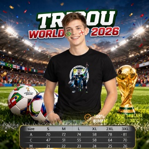 Tricou Scott Mctominay Scotland World Cup Fifa 2026, din bumbac 100%, tricou negru, Copii | Dama | Barbat - Img 6