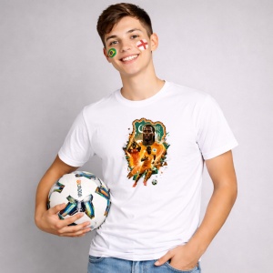 Tricou Sebastien Haller Ivory Coast World Cup Fifa 2026 V2, din bumbac 100%, tricou alb, Copii | Dama | Barbat