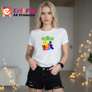 Tricou sesame street emisiune educativa cu papusi colorate si personaje haioase, Copii | Dama | Barbat - Img 10