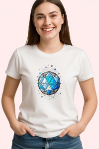 Tricou Sfera Geometrica Cristal, Copii | Dama | Barbat - Img 3