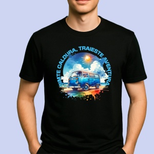 Tricou Simte Cadura, Traieste Aventura Negru, Here Comes Summer Negru, Copii | Dama | Barbat - Img 2