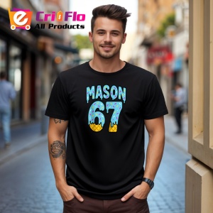 Tricou SIX SEVEN 67 Mason Donut Colorat 2, din bumbac 100%, tricou negru, Copii | Dama | Barbat