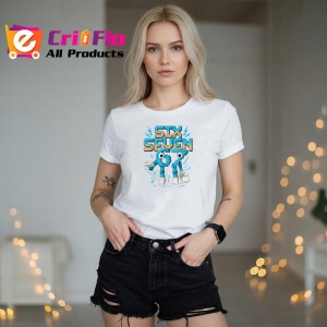 Tricou SIX SEVEN 67 Robot Duo Clean, din bumbac 100%, tricou alb, Copii | Dama | Barbat