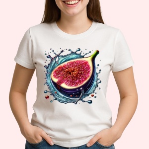 Tricou Smochina si valuri dulci, Fructe, Copii | Dama - Img 2