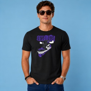 Tricou Sneaker Mov Stil Graffiti One Piece Urban, din bumbac 100%, tricou negru, Copii | Dama | Barbat