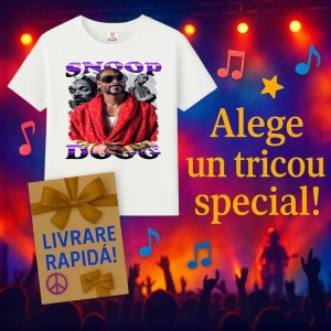 Tricou Snoop Dogg - Red Jacket, muzica Hip-Hop (Gangsta Rap), Dama | Barbat | Copii - Img 11