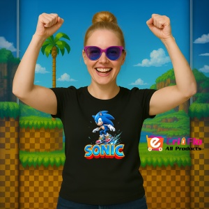 Tricou Sonic - Plutire pe Roti Copii | Dama | Barbat - Img 11