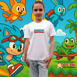 Tricou Sonic PNG Bilal Copii | Dama | Barbat - Img 4