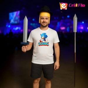 Tricou Sonic - Saltul Fulger Copii | Dama | Barbat - Img 9