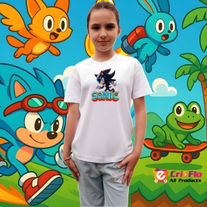 Tricou Sonic Shadow - Sprint Nebanuit Copii | Dama | Barbat - Img 4