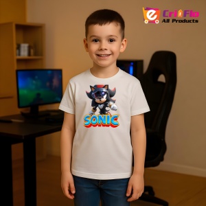 Tricou Sonic Shadow - Vizionar de Viteza Copii | Dama | Barbat - Img 5