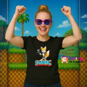 Tricou Sonic Tails - Mecanicul Stelutelor Copii | Dama | Barbat - Img 11