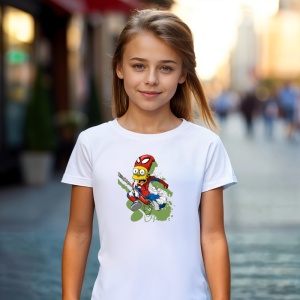 Tricou Spiderbart Tricou Alb - Copii | Dama | Barbat - Img 4