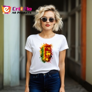 Tricou Sri Lanka Steag Splash Art, Copii | Dama | Barbat - Img 12