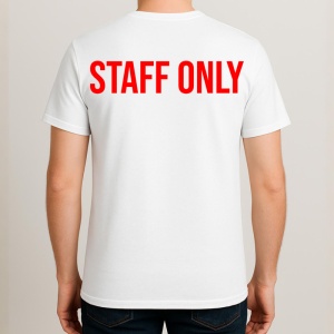 Tricou STAFF, Personalizat | Unisex Dama si Barbat