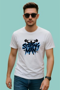 Tricou Strong Man Haltere Muschi, Copii | Dama | Barbat - Img 2