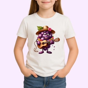 Tricou Strugure amuzant de vara cantaret, Fructe, Copii | Dama