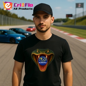 Tricou Subaru Cobra Ataca | Unisex Dama si Barbat - Img 2