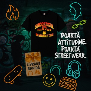 Tricou Successul este in mainile tale Negru, Copii | Dama | Barbat - Img 11