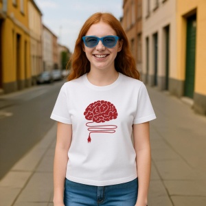 Tricou Sunt destept doar daca ma bagi in priza - Copii | Dama | Barbat - Img 5