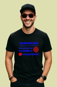 Tricou sunt mecanic auto ca sa economisim timp o sa stabilim ca mereu am dreptate mesaj glumet, Copii | Dama | Barbat , tricou negru