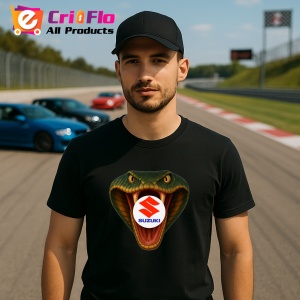 Tricou Suzuki Cobra Ataca | Unisex Dama si Barbat - Img 2