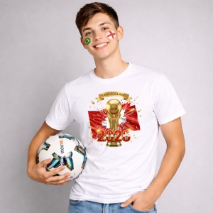Tricou Switzerland World Cup 2026 Fifa V2, din bumbac 100%, tricou alb, Copii | Dama | Barbat