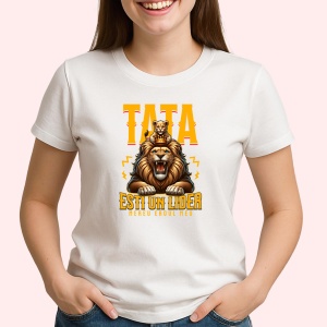 Tricou Tata esti un lidere, Mereu Eroul meu - Copii | Dama | Barbat - Img 3