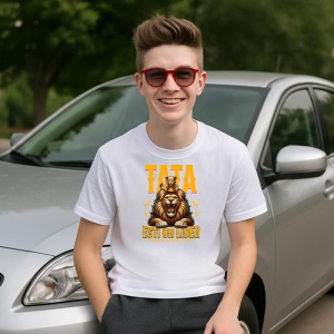 Tricou Tata esti un lidere, Mereu Eroul meu - Copii | Dama | Barbat - Img 8