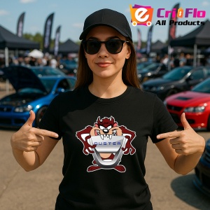Tricou Tazz Cu Logo Dacia Duster | Unisex Dama si Barbat - Img 2