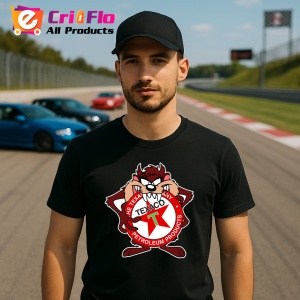 Tricou Tazz Cu Logo Texaco | Unisex Dama si Barbat - Img 3