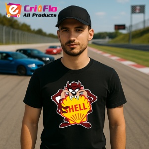 Tricou Tazz Cu Shell | Unisex Dama si Barbat - Img 2