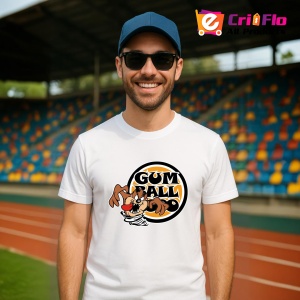 Tricou Tazz Vartej Cu Logo Gum Ball 3000 | Unisex Dama si Barbat