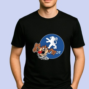 Tricou Tazz Vartej Cu Logo Peugeot 2 | Unisex Dama si Barbat