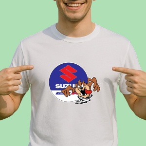 Tricou Tazz Vartej Cu Logo Suzuki 2 | Unisex Dama si Barbat