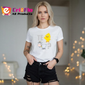 Tricou Te Pui Capra Funny, din bumbac 100%, tricou alb, Dama | Barbat - Img 5