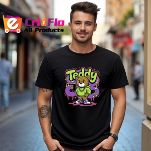Tricou Teddy bear muzical in hanorac mov si spray Copii | Dama | Barbat Barbat - Img 18