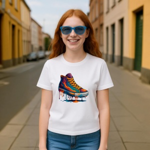 Tricou Tenesi Curcubeu - Copii | Dama | Barbat - Img 3