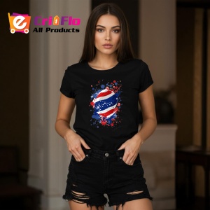 Tricou Thailand Steag Splash Art, Copii | Dama | Barbat, culoare negru - Img 14